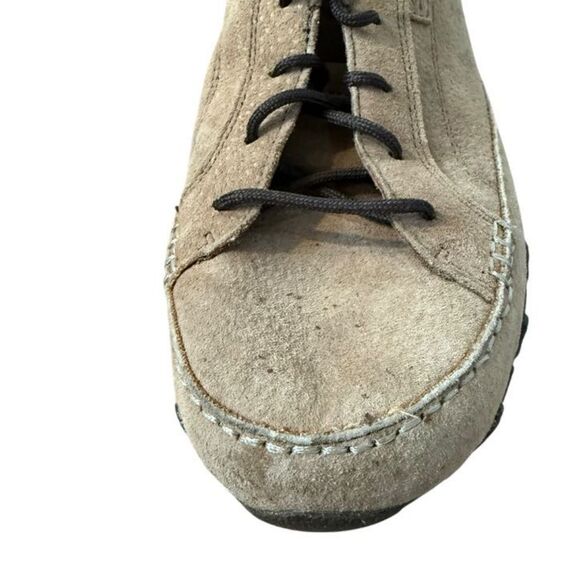 Skechers Shoes Womens 8.5 Relaxed Fit Bikers Curbed Sneakers 49336 Brown Suede - Picture 6 of 11